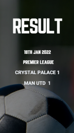 Crystal Palace 1-1 Manchester United